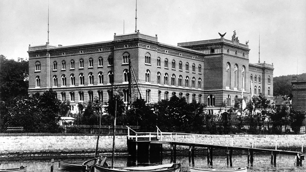 Marineakademie Wasserseite 1890